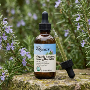 Organic Rosemary Strong Roots Oil - Unleash Your Hair's Natural Power!
